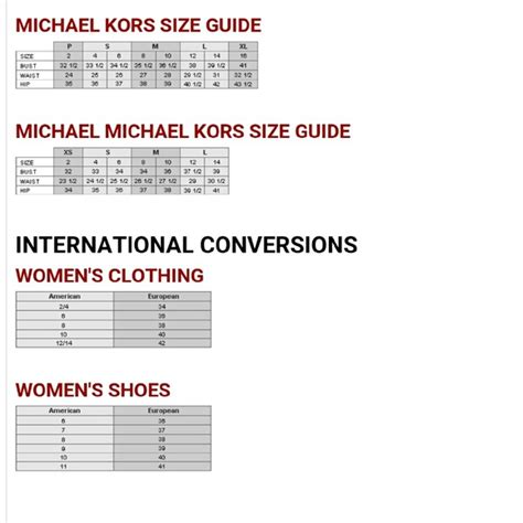 size chart mk fulton shoes|michael kors shoes size chart.